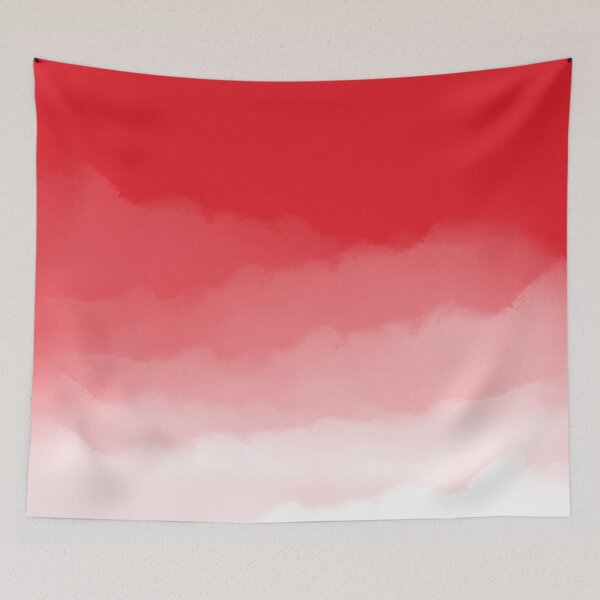 Item preview, Red Watercolor Ombre (red/white) designed and sold by Design Minds Boutique.