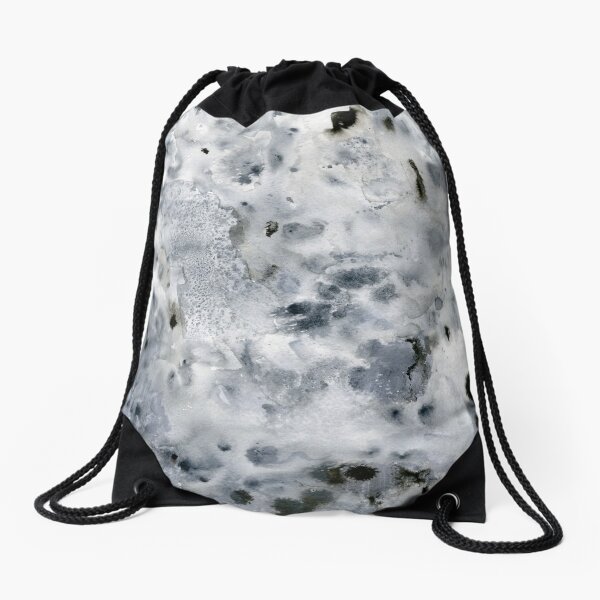 Ink & Watercolor Drawstring Bag