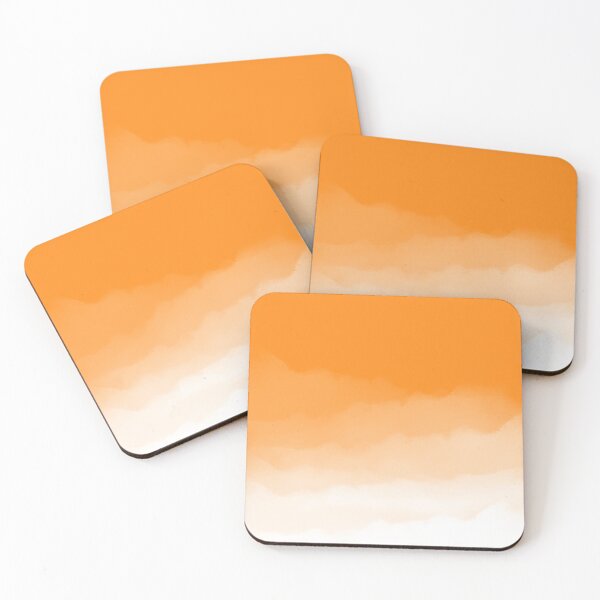 Item preview, Orange Watercolor Ombre (orange/white) designed and sold by Design Minds Boutique.
