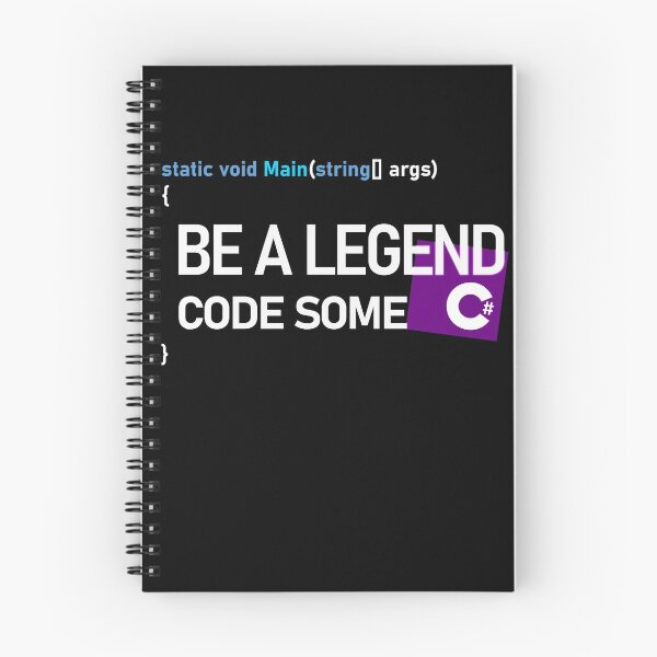 Item preview, C# Programmer be a legend Design Dark designed and sold by DigitalPulsion.