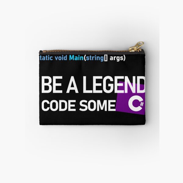 Item preview, C# Programmer be a legend Design Dark designed and sold by DigitalPulsion.