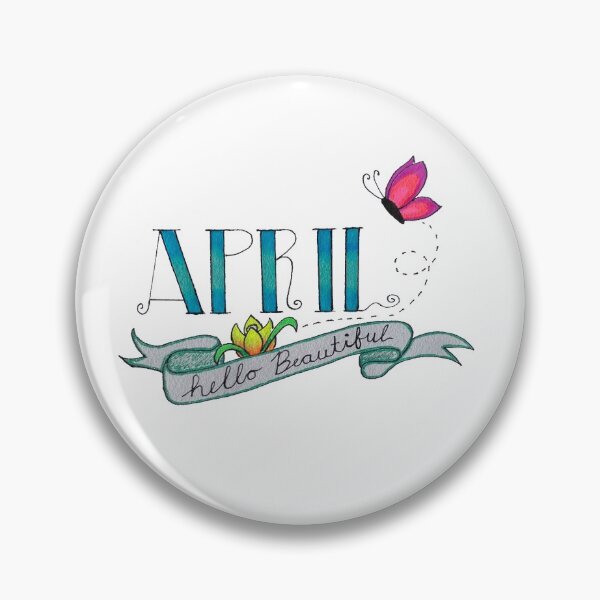 Item preview, April month heading designed and sold by DaretoDream.