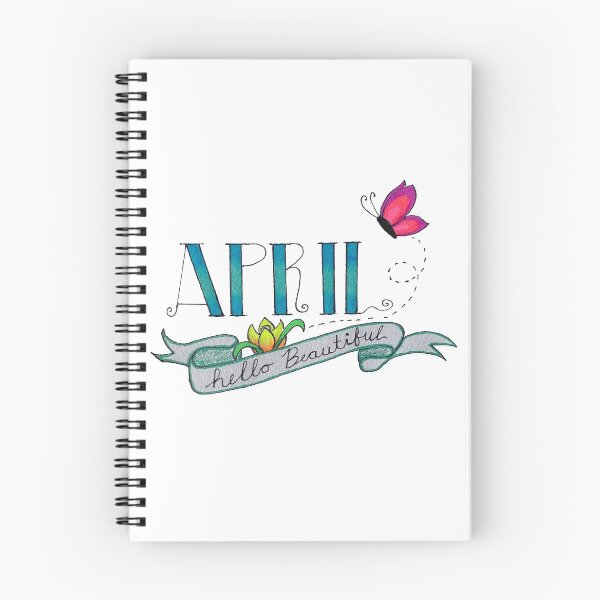 Item preview, April month heading designed and sold by DaretoDream.
