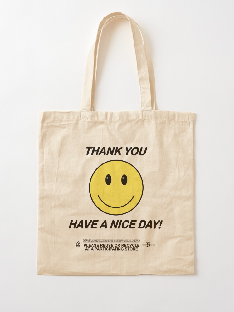 Thank you clearance canvas bag