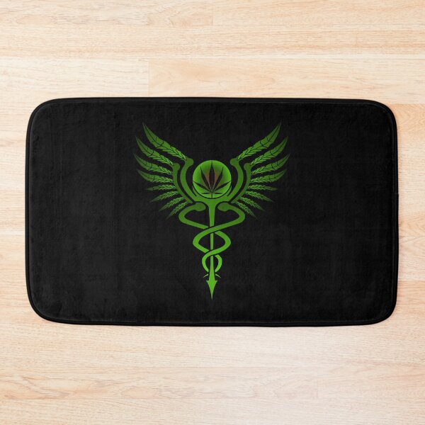 Item preview, Cannabis Caduceus Medicine Symbol of Hermes designed and sold by Spartawolf.