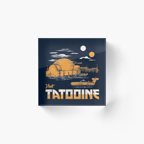 Visit Tatooine Acrylic Block