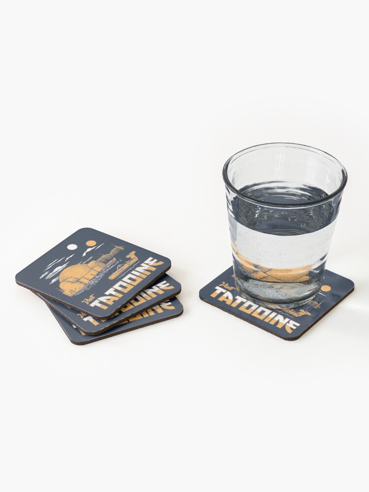 Alternate view of Visit Tatooine Coasters (Set of 4)