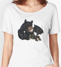 How To Train Your Dragon Manga Design Women's Relaxed Fit T-Shirt