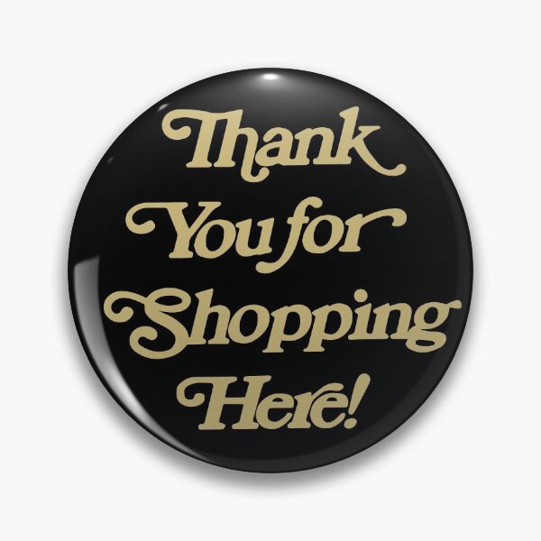 Item preview, Thank You For Shopping Here! - Gold Iconic Font Thank You Bag - (Bodega Style) Reproduction | Tote designed and sold by countercolour.