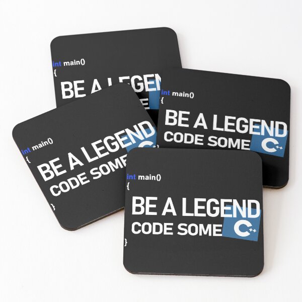 Item preview, C++ Programmer be a legend Design Dark designed and sold by DigitalPulsion.