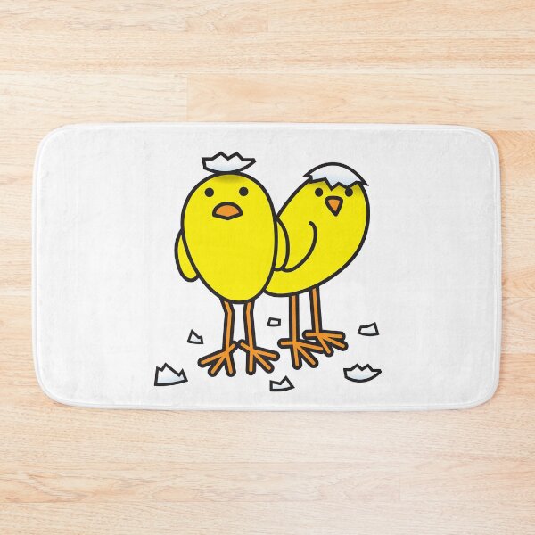 Item preview, Couple of Cute Freshly Hatched Staring Yellow Chicks designed and sold by CleverPencil.