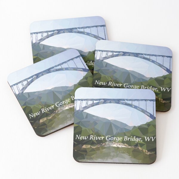Artikelvorschau, Low-Poly New River Gorge Brücke entworfen und verkauft von A Lucas Studio.