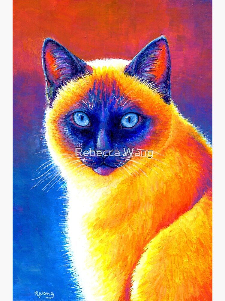 Jewel of the Orient - Colorful Siamese Cat by lioncrusher