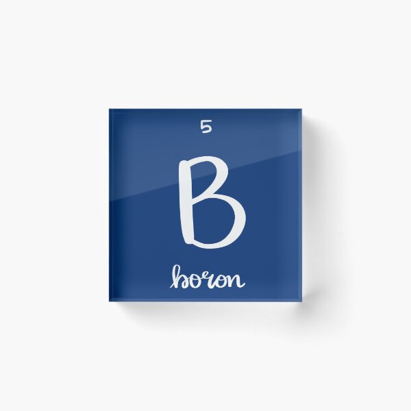 Item preview, Boron - Periodic Table of the Elements designed and sold by Hodgepodge Bricolage.