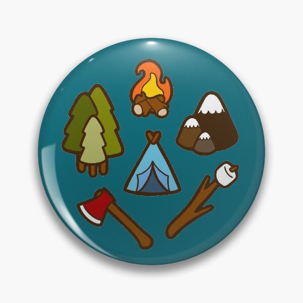 Item preview, Camping is Cool Pattern designed and sold by evannave.