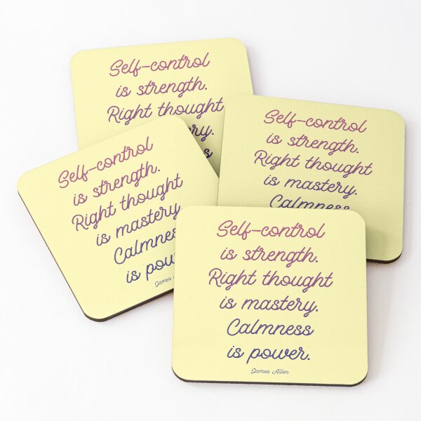 Item preview,  James Allen Inspirational Quote designed and sold by knightsydesign.