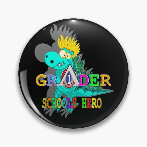 Item preview, First Grader Dinosaur Schools Hero Captain T-Rex  designed and sold by Lighvision.