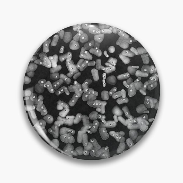 Item preview, Germ City - Monochrome Black and White designed and sold by Wizzles Emporium.