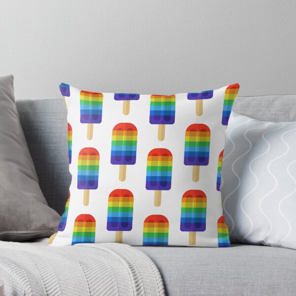 Item preview, rainbow ice cream seamless doodle pattern, vector color illustration designed and sold by zizimentos.