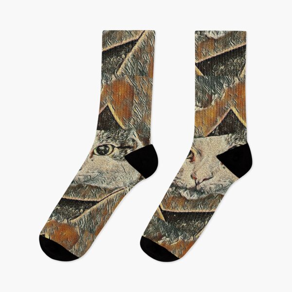 Item preview, Observing Cat in Cardboard Box by patjila 2019 designed and sold by patjila.
