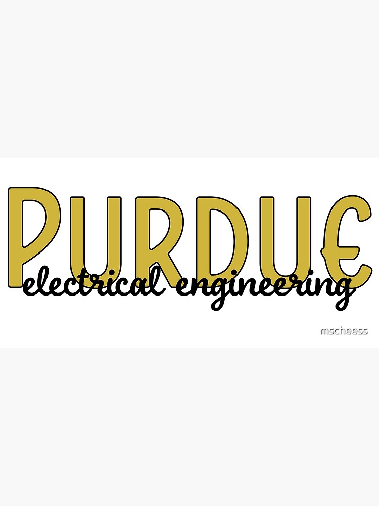 "Purdue Electrical Engineering" Canvas Print by mscheess Redbubble