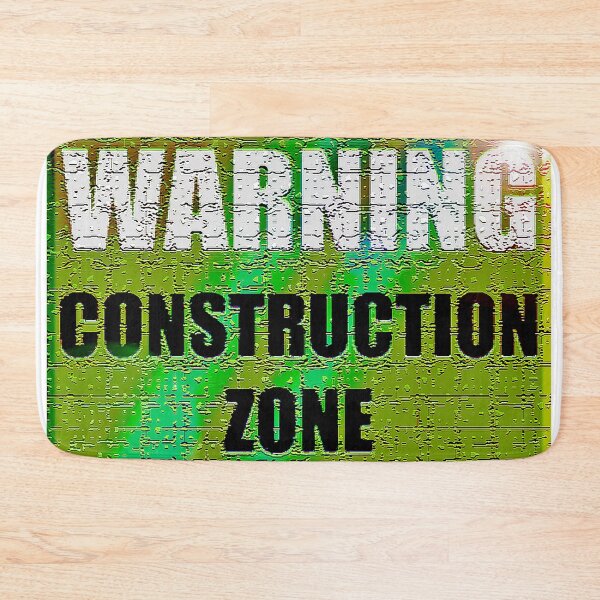 Item preview, Warning Construction Zone designed and sold by boogeyman.