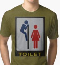 Toilet Humour Tri-blend T-Shirt