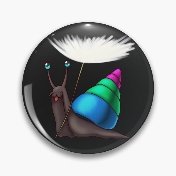 Item preview, Polysexual/Polyromantic Ply Pride Snail with Dandelion Seed designed and sold by PrideSnails.