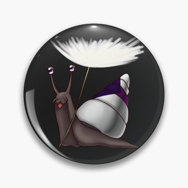 Item preview, Demisexual Pride Snail with Dandelion Seed designed and sold by PrideSnails.