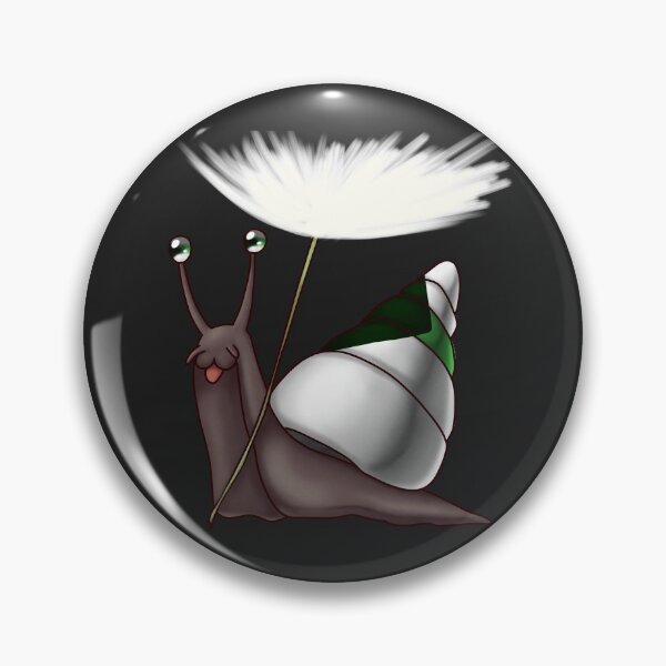 Item preview, Demiromantic Pride Snail with Dandelion Seed designed and sold by PrideSnails.