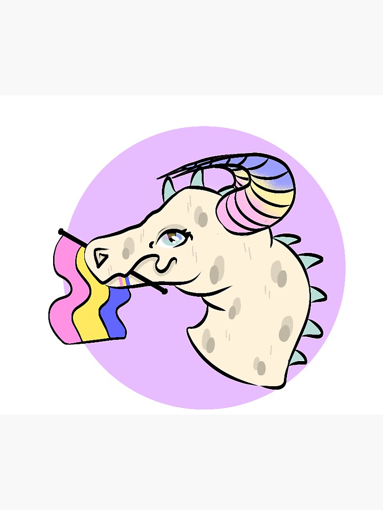 Lgbtq Pride Dragons Pansexual Pride Dragon Sticker By Kim Draws Stuff Redbubble 9173