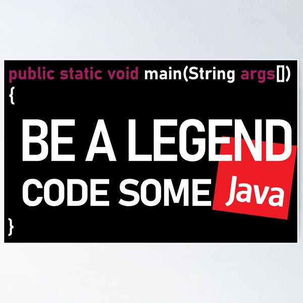 Artikel-Vorschau von Java Programmer ist eine Legende Design Dark, designt und verkauft von DigitalPulsion.