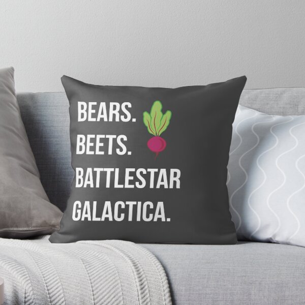 Bears beets clearance battlestar galactica pillow