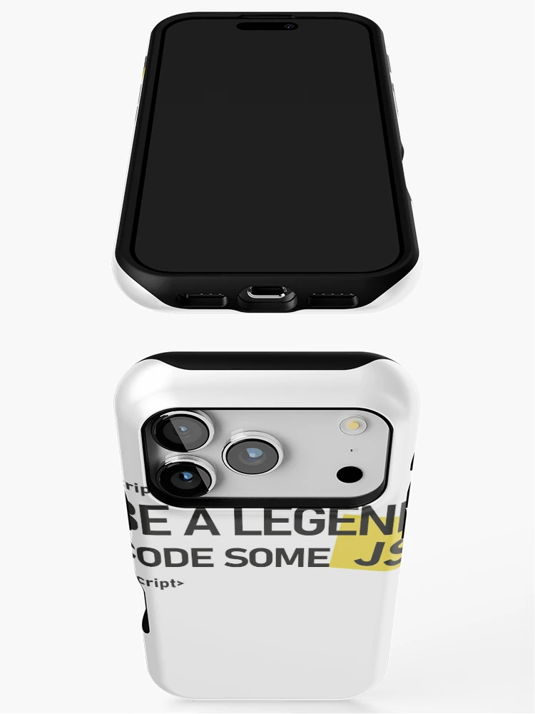 Thumbnail 3 of 4, iPhone Case, JavaScript Programmer be a legend Design designed and sold by DigitalPulsion.