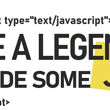 Artwork thumbnail, JavaScript Programmer be a legend Design by DigitalPulsion