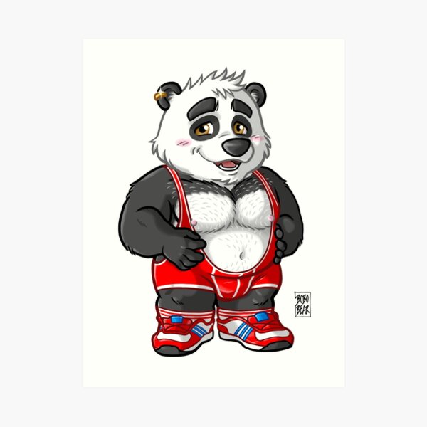 CHUNKY PANDA - BEARZOO SERIES Art Print