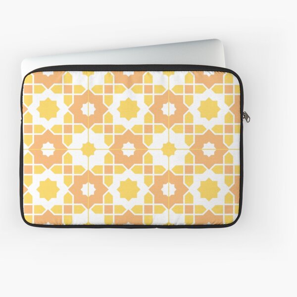 Portuguese Azulejos - Yellow Palette Laptop Sleeve