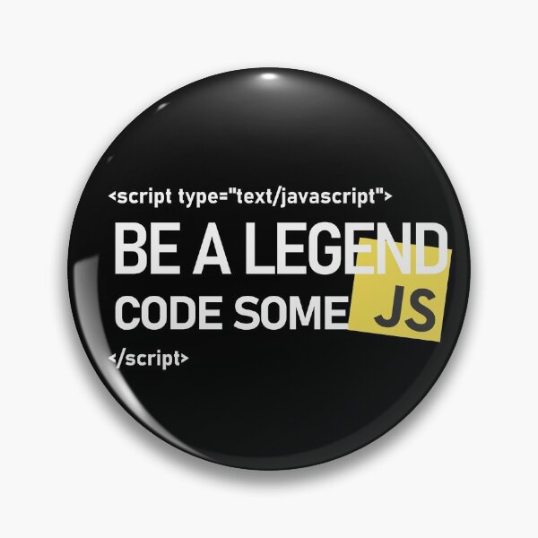 Item preview, JavaScript Programmer be a legend Design Dark designed and sold by DigitalPulsion.