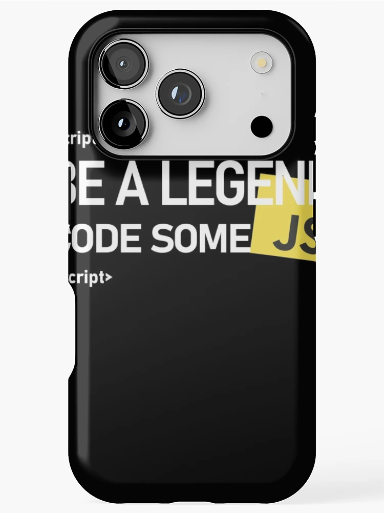 Thumbnail 1 of 4, iPhone Case, JavaScript Programmer be a legend Design Dark designed and sold by DigitalPulsion.