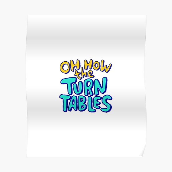"How the turn tables the office " Poster for Sale by VinyLab Redbubble