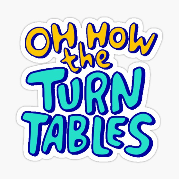 "How the turn tables the office " Sticker for Sale by VinyLab Redbubble