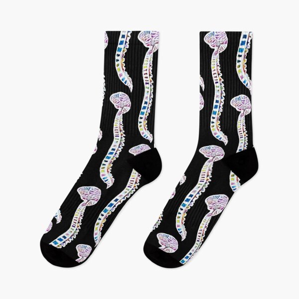 Item preview, Funfetti Brain and Spine (Dark Pattern) designed and sold by Alane Fideler.