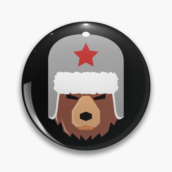 Item preview, Russian bear, Russia, Soviet, red star, bear, Mischka, designed and sold by Rautee.