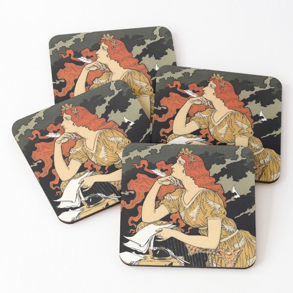 Item preview, 1892 Eugene Grasset Encre L Marquet designed and sold by digitalvintage.