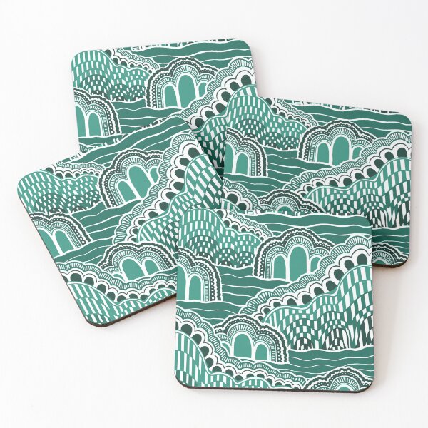 Item preview, Geometric teal  designed and sold by Kelsey McGinley.