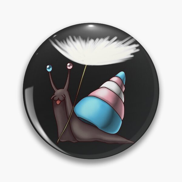 Item preview, Transgender Pride Snail with Dandelion Seed designed and sold by PrideSnails.
