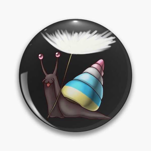 Item preview, Genderflux Pride Snail with Dandelion Seed designed and sold by PrideSnails.