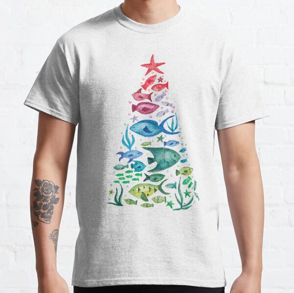 Ocean Life Christmas Tree Classic T-Shirt