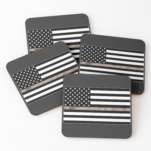 Item preview, USA Flag (Marine Desert Camo) designed and sold by CM-PD.