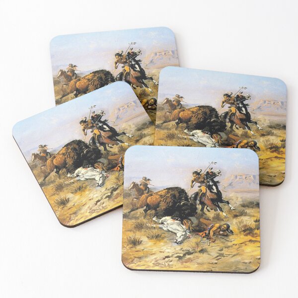 Item preview, “Hunting Buffalo” by Charles M Russell designed and sold by PatricianneK.
